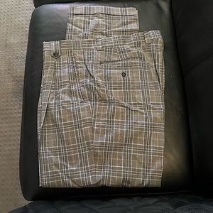 Men’s French Pocket Pleated Dress Slacks size 38 - 31 and 32 Lengths